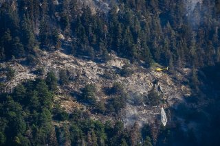 Un nouveau feu s'est déclaré dimanche matin au-dessus de Bitsch (VS), mais a été rapidement maîtrisé (archives).